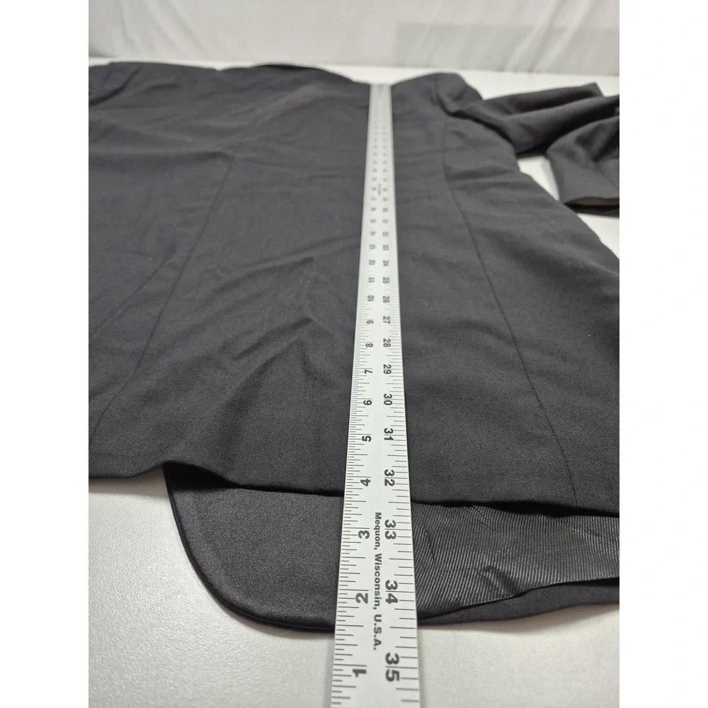 Giorgio Bissoni Suit Jacket Mens 48 Long Black Wool Tuxedo Notch Lapel Formal